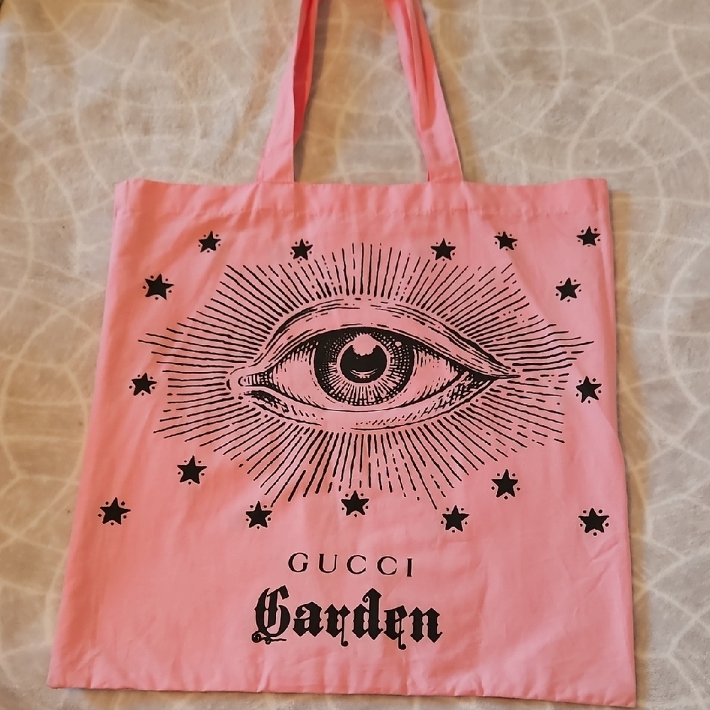 Gucci Pink Tote with Eye Design